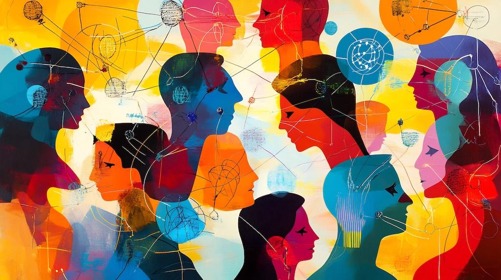 artwork to illustrate human connection
