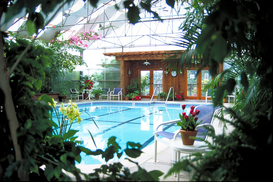 stanford inn greenhouse pool