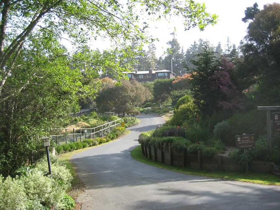 entrance to stanford inn